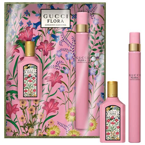 gucci flora gorgeous gardenia set|gucci flora miniature set.